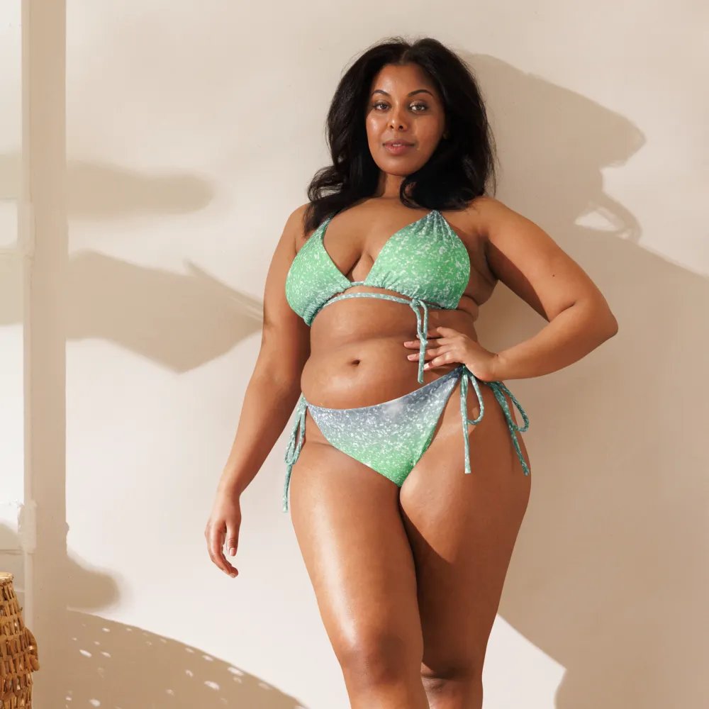 Glitter Unicorn Texture Design String Bikini (3) product image (8)