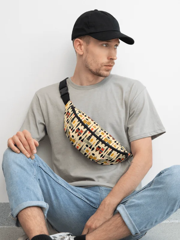 Tribal Canvas Fanny Pack product image (1)