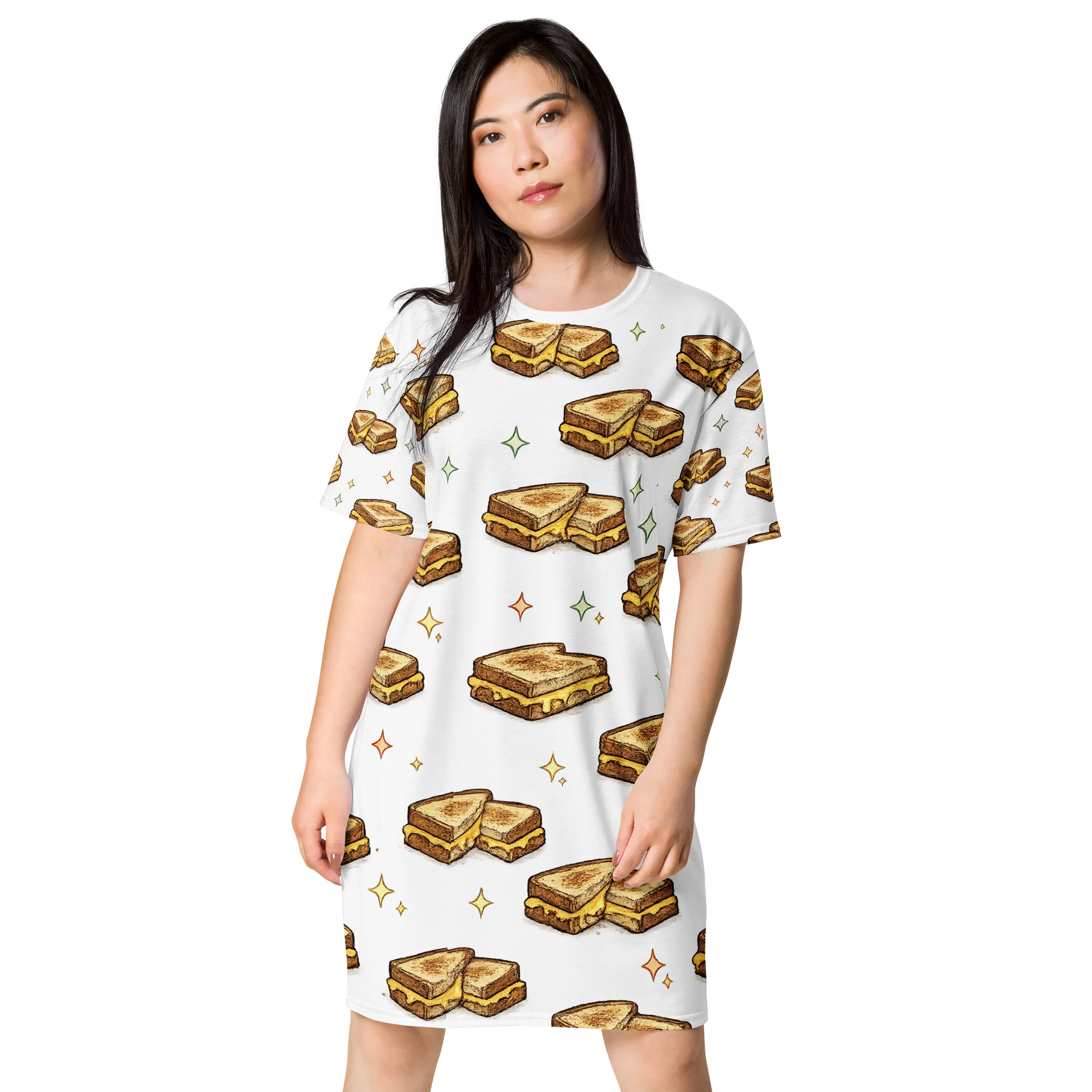 BEST DAMN GRILLED CHEESE OVERSIZED SLEEP SHIRT product image (1)