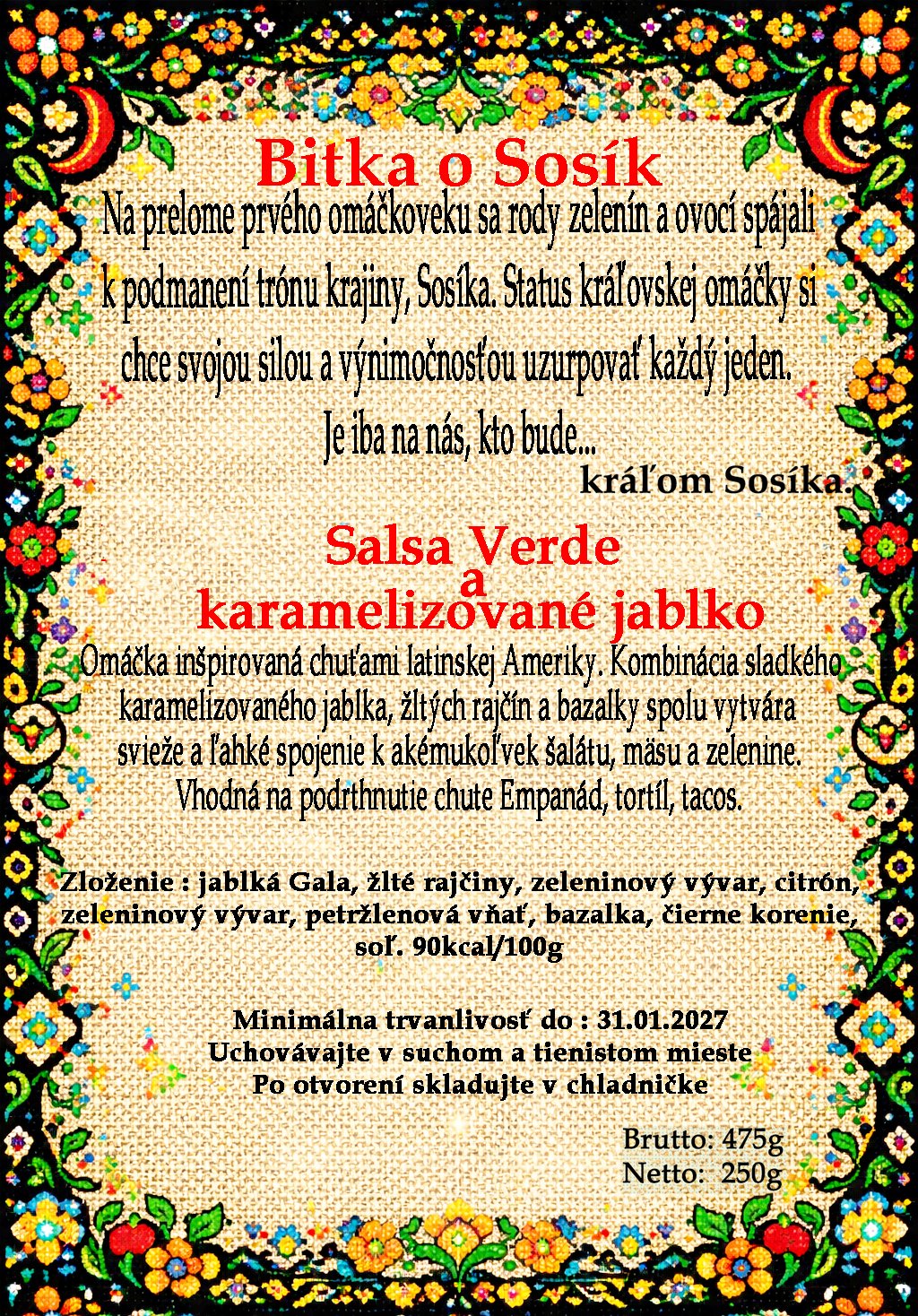 Salsa Verde a grilované jablko product image (2)
