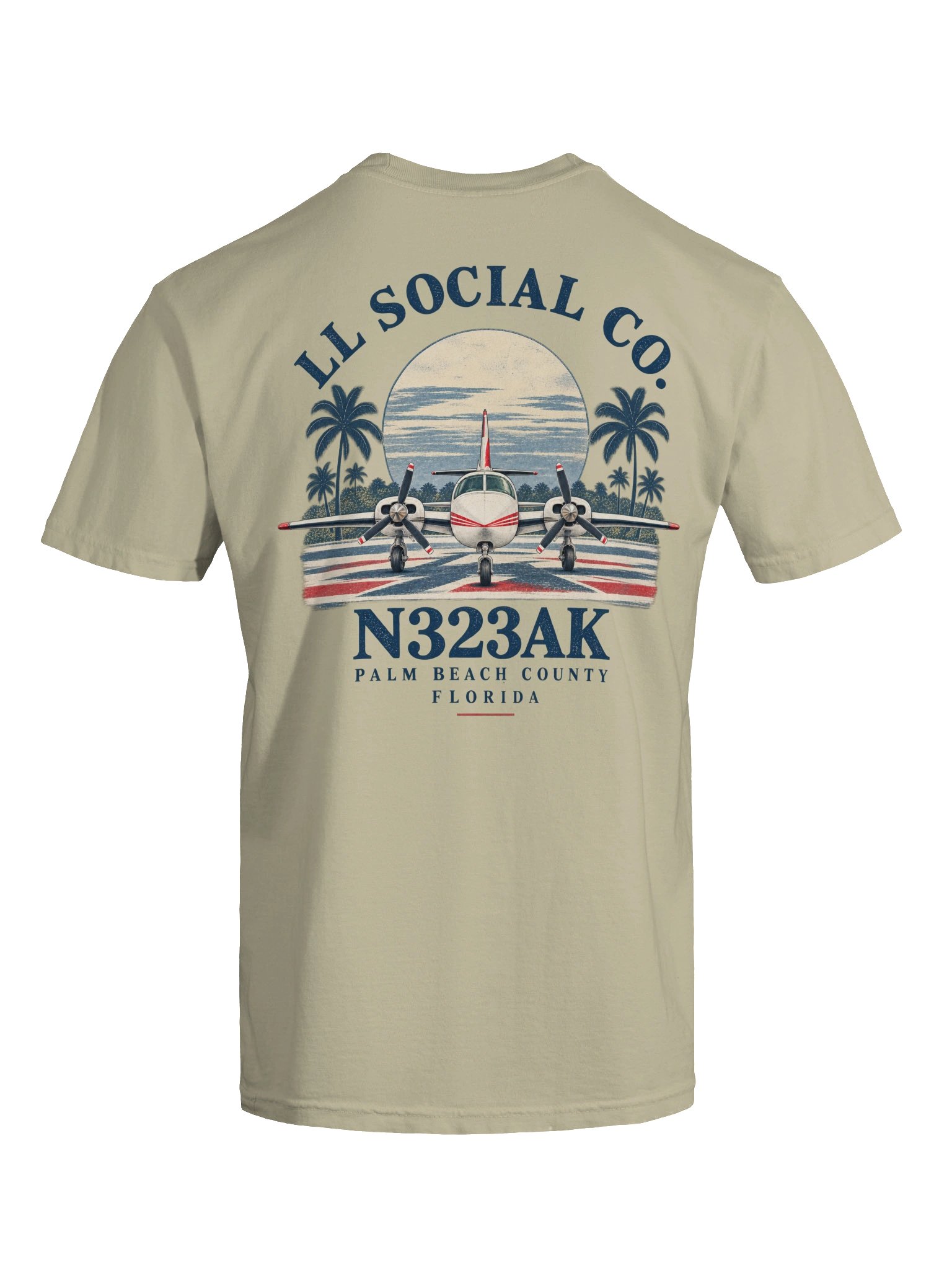 LL Social Co. N323AK Palm Beach Tee product image (67)