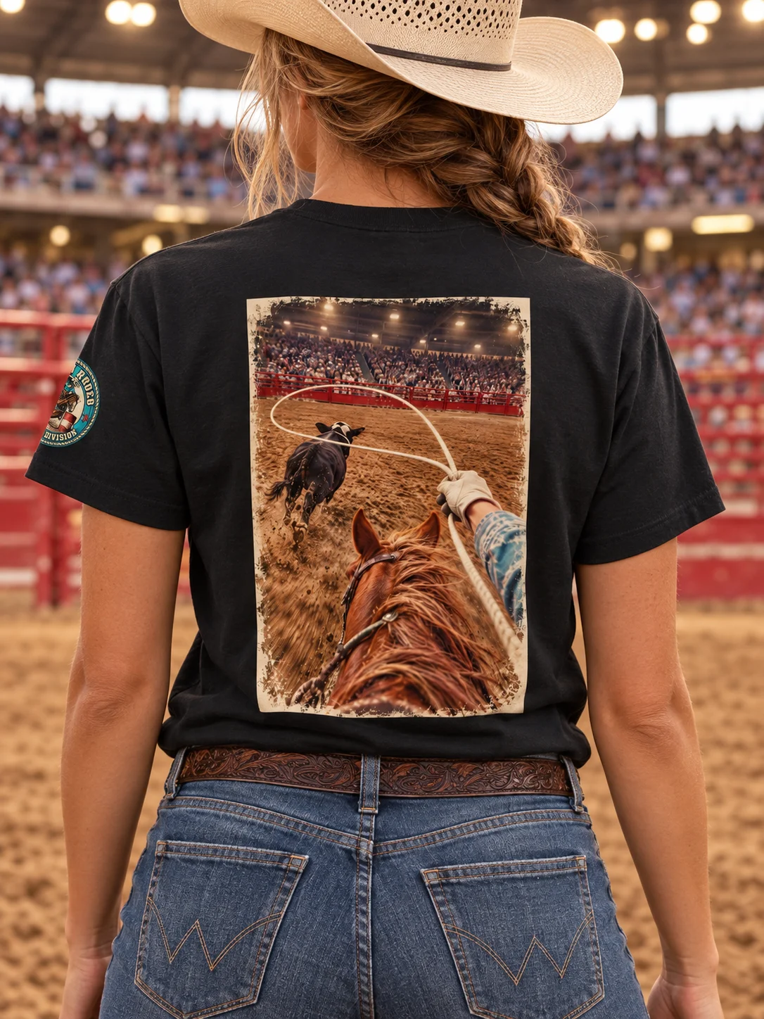 Breakaway Roping POV Western T-Shirt | BROKEN RODEO™ product image (2)