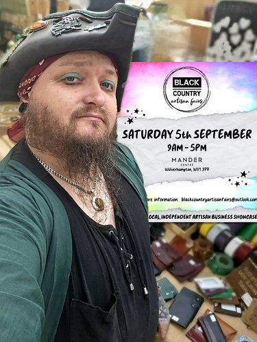 My next event will be another return to the Mander Centre in Wolverhampton for the next Black Country Artisan Fair.

We alway...