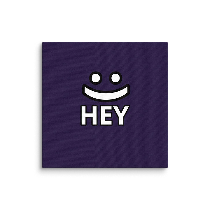 Smiley, Hey 6"x6" Wall Art product image (1)