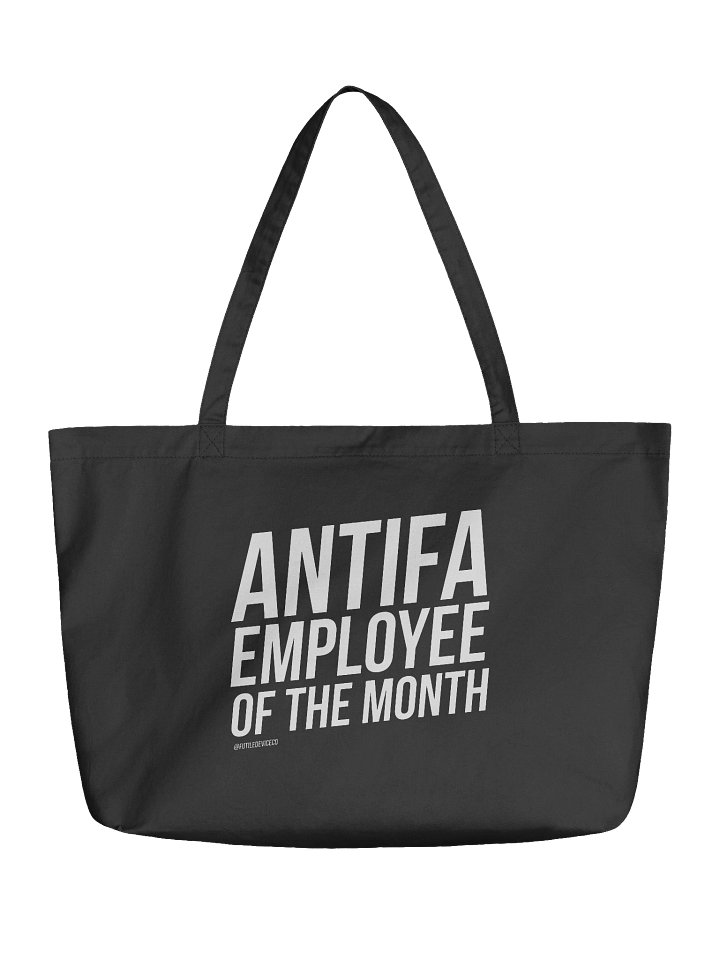 FUTILE DEVICE: ANTIFA EMPLOYEE OF THE MONTH (ORGANIC TOTE)Q product image (1)