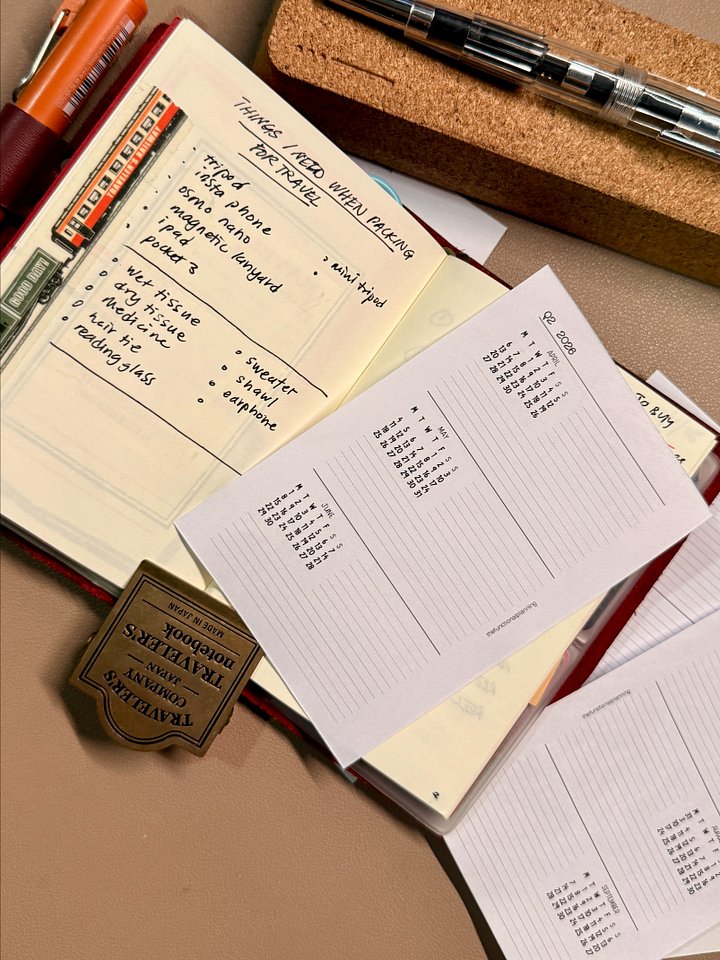 Dated Monthly Calendar with Quarterly Planner - Pocket product image (2)