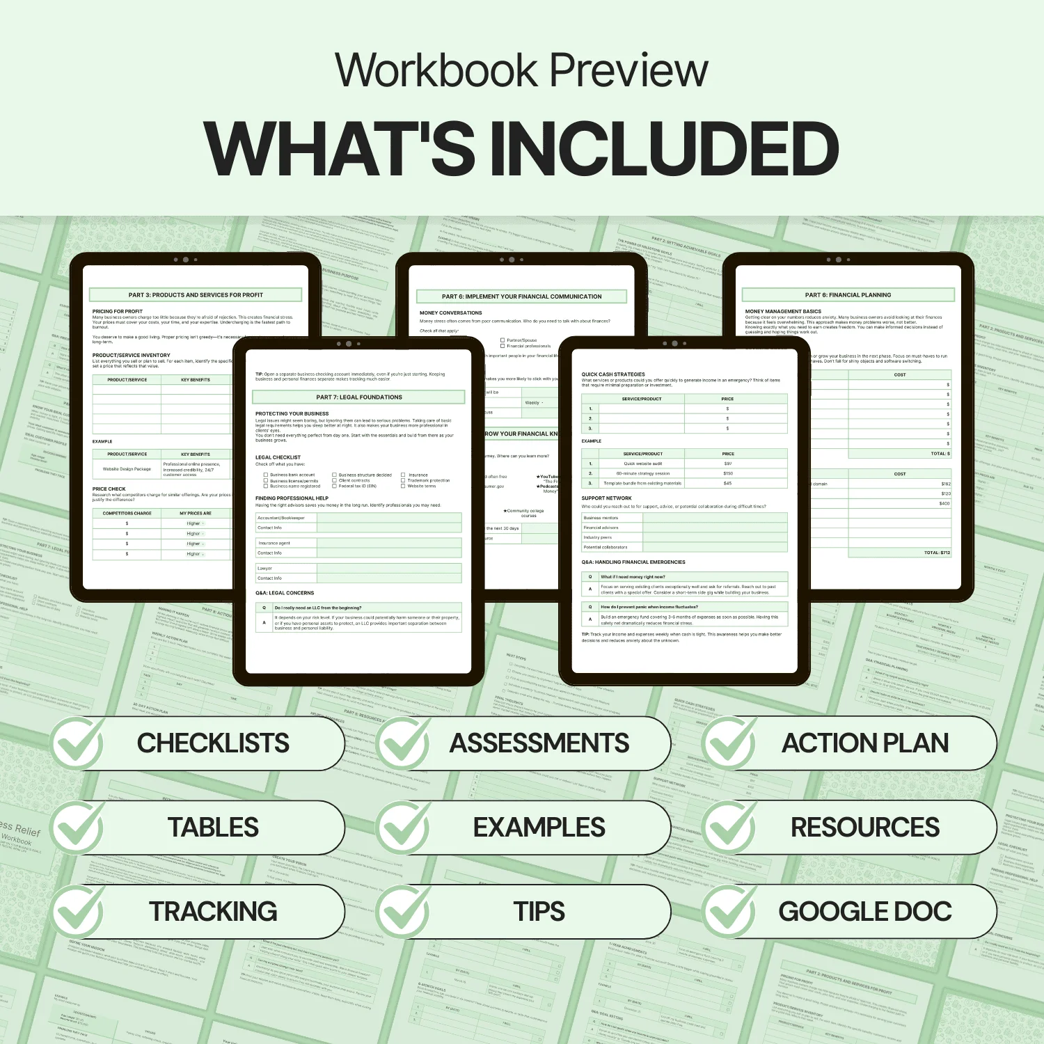 Financial Stress Relief - Google Docs product image (2)