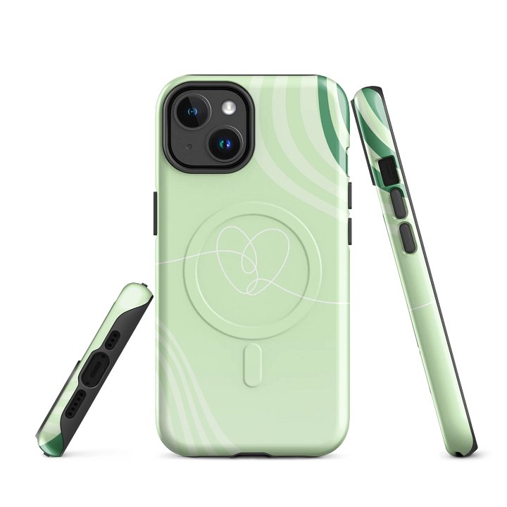 Loving Lines Magnetic MagSafe® iPhone® Tough 14, 15, 16, 17, Pro, Pro Max, Plus Cases. product image (1)