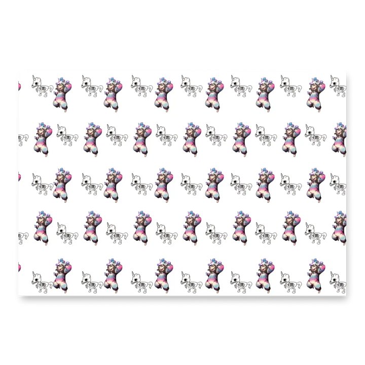 Unicorn Kid Gift Wrap product image (1)