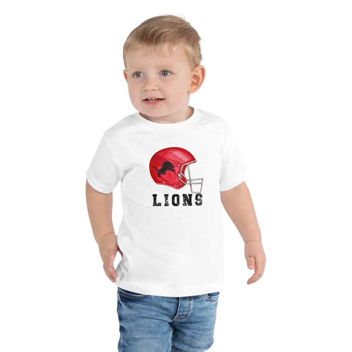 Toddler Boys Lions Football T-Shirt (Homemade) product image (2)
