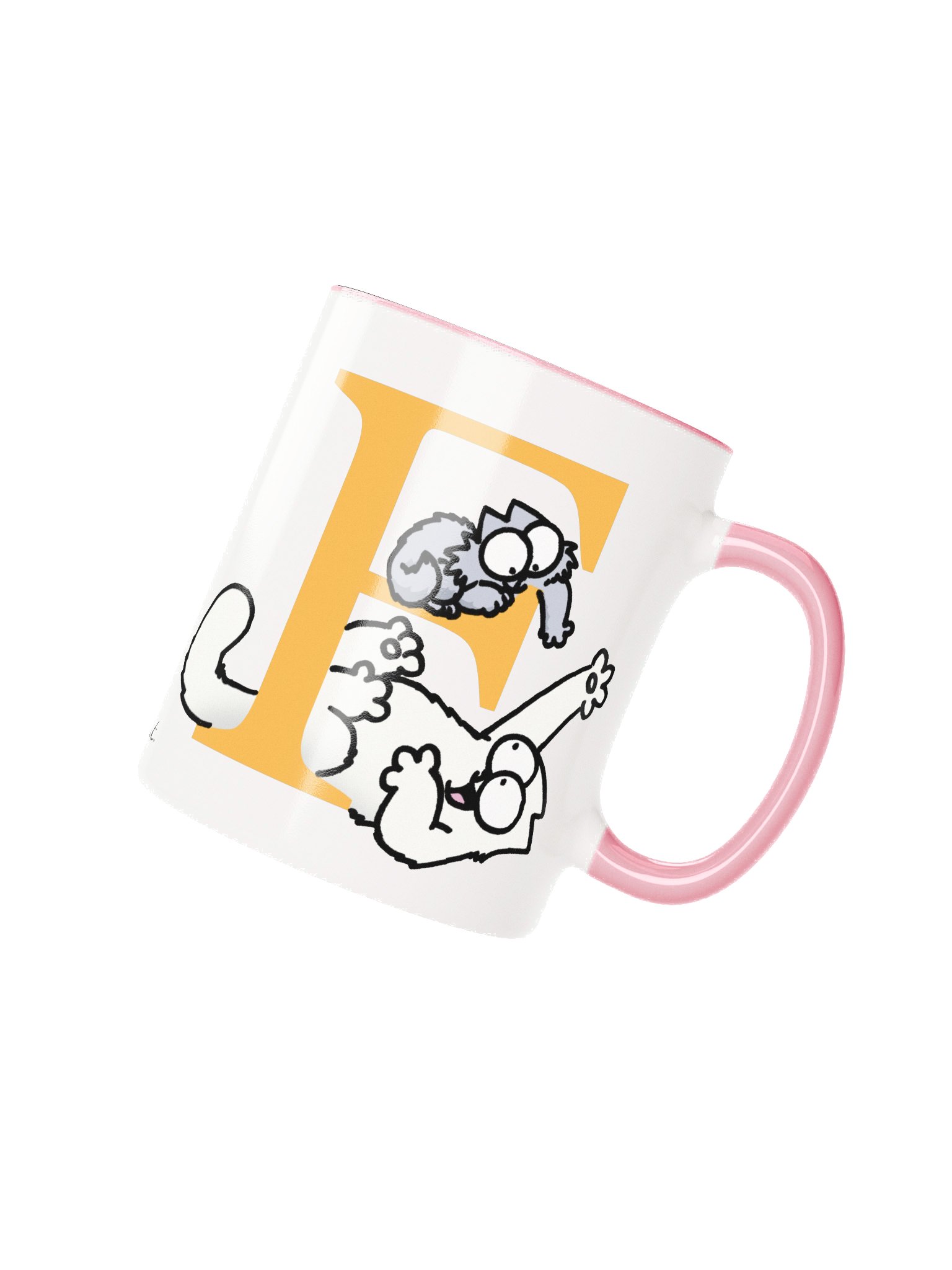 Cat Monogram Mug - F product image (1)