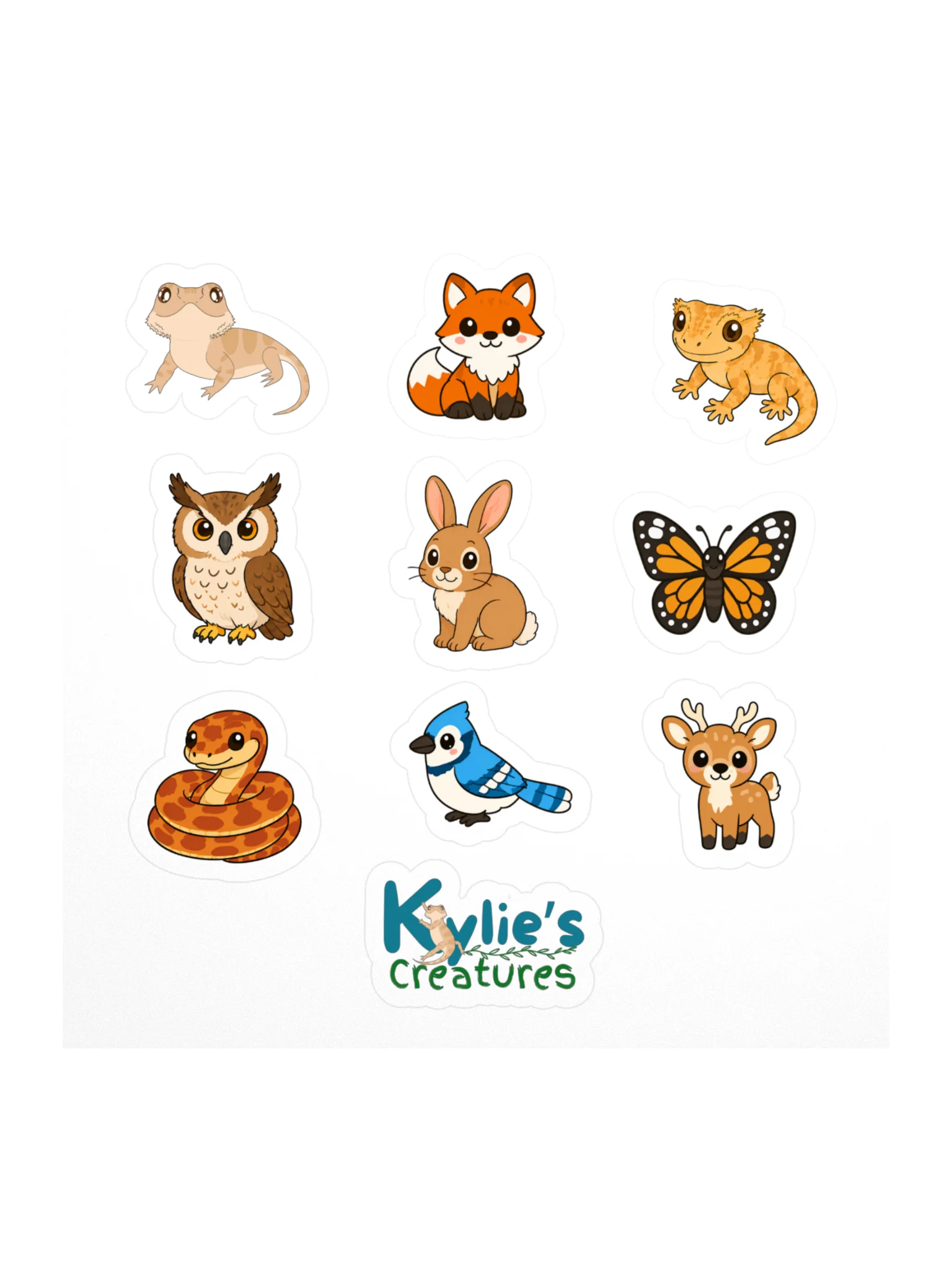 Kylie's Creatures Sticker Sheet — Series 1 product image (1)