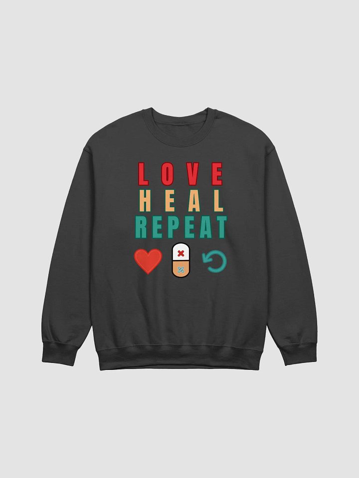 Love ,Heal ,Repeat Crewneck Sweatshirt product image (7)