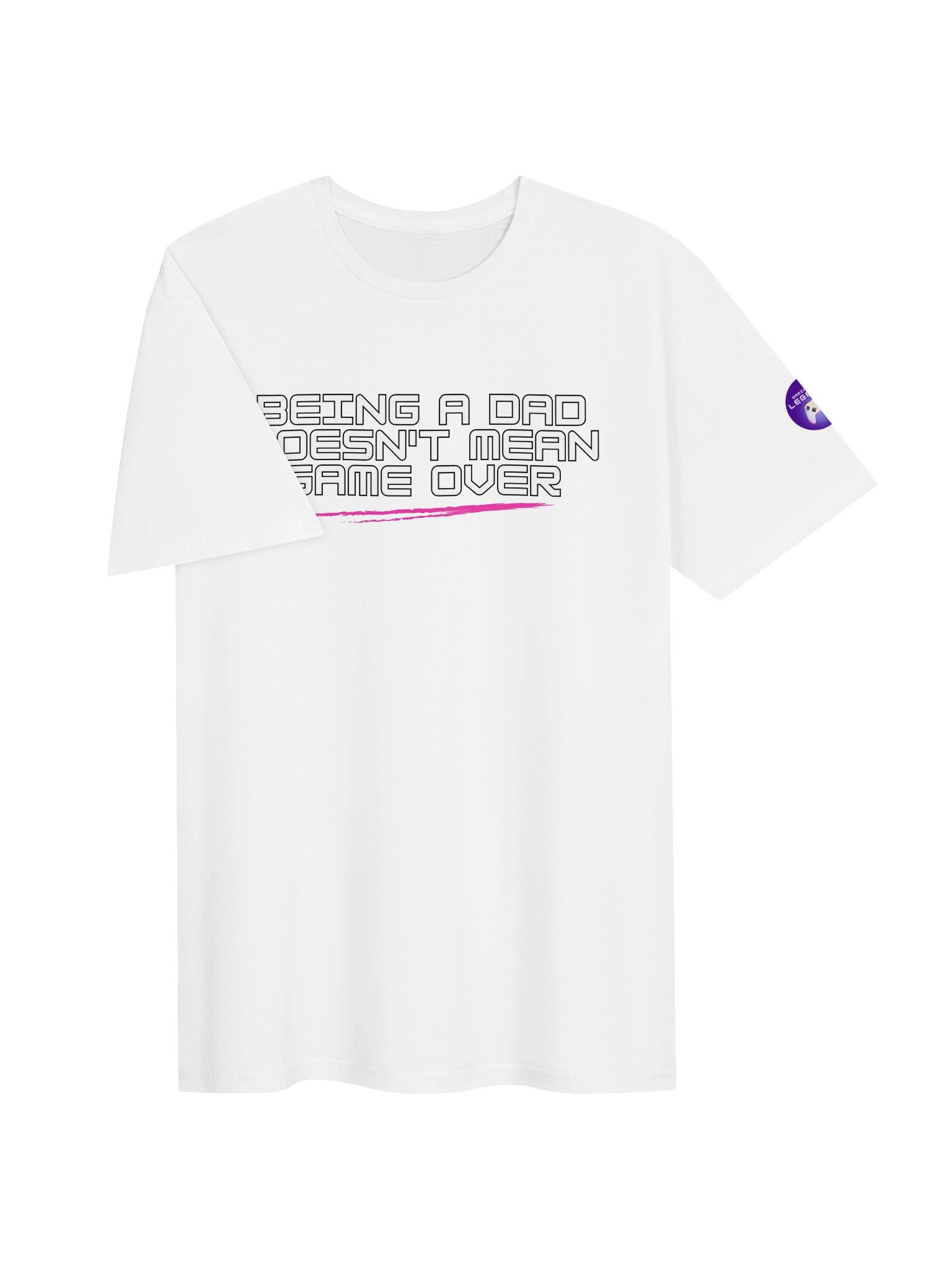 Gaming Dad Legends Official T-Shirt (Limited Edition White) product image (3)