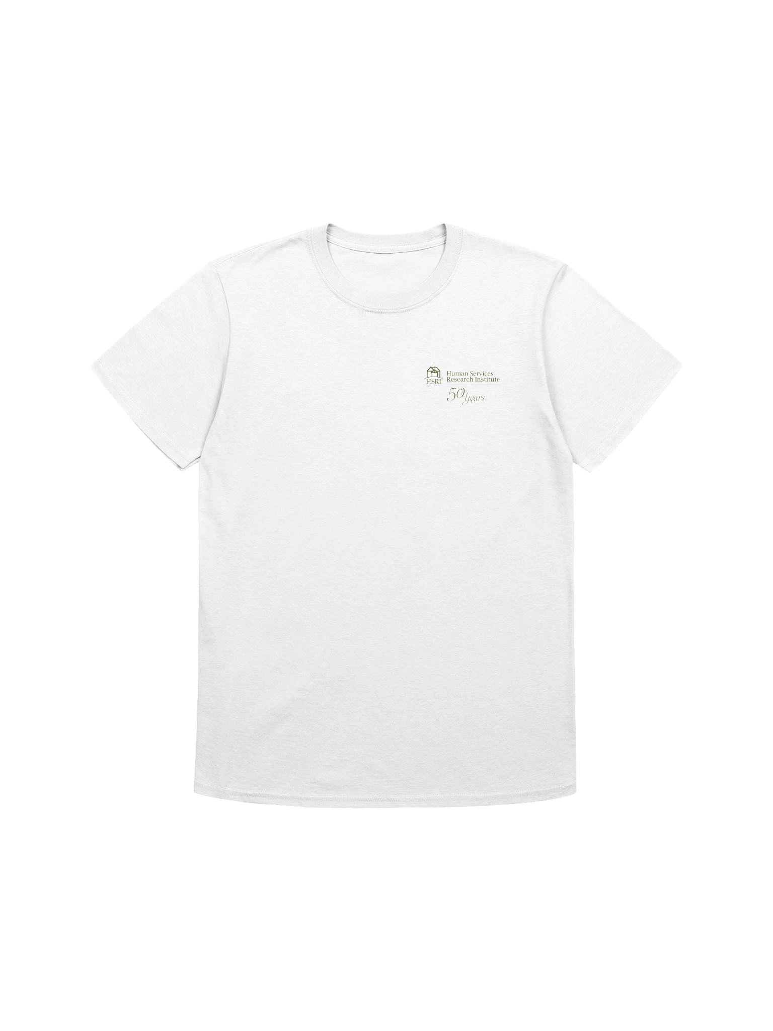 HSRI 50th Anniversary Crewneck Soft-Style T-Shirt - White product image (1)