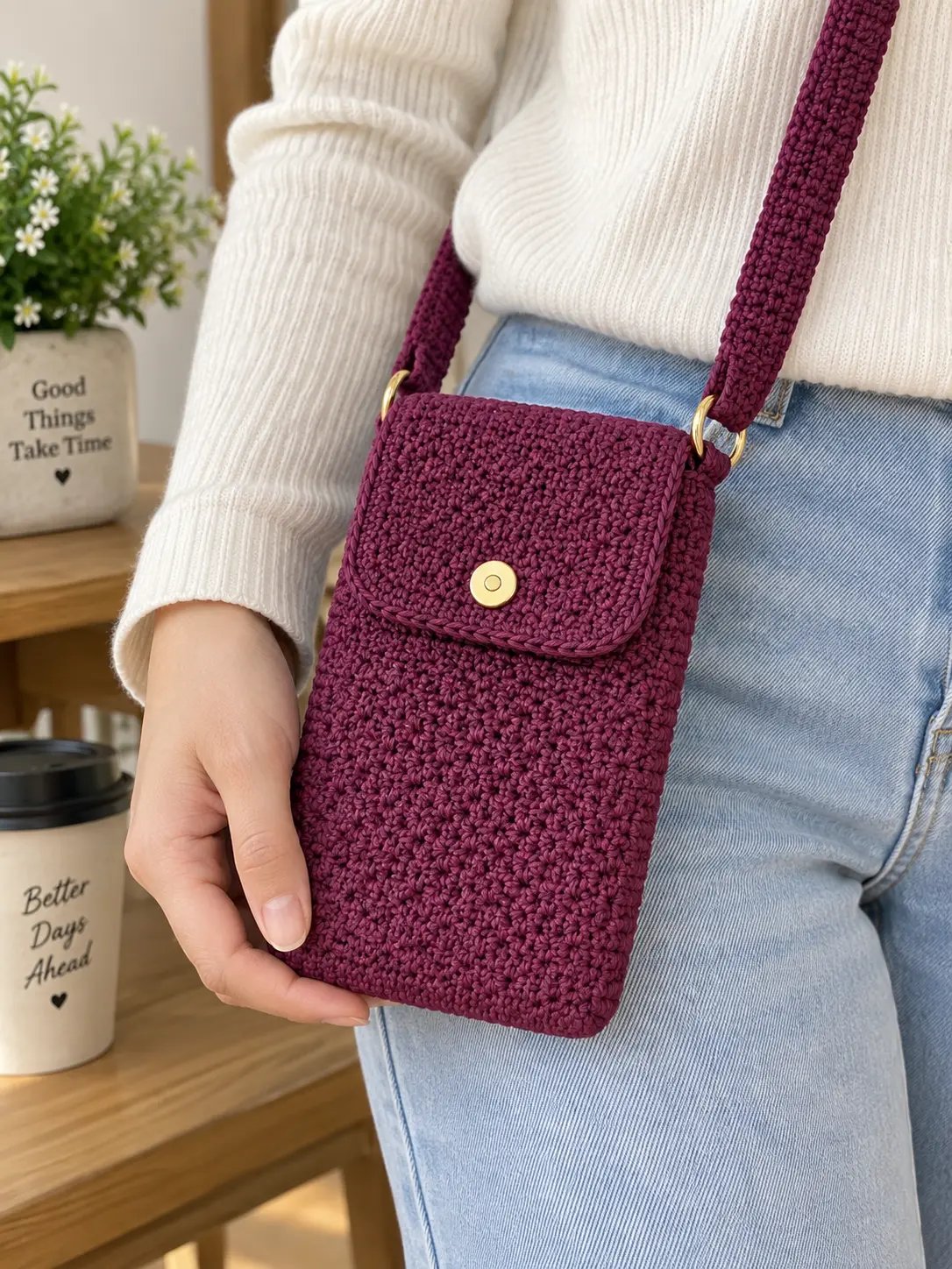 Crochet Phone Bag PDF Pattern product image (1)