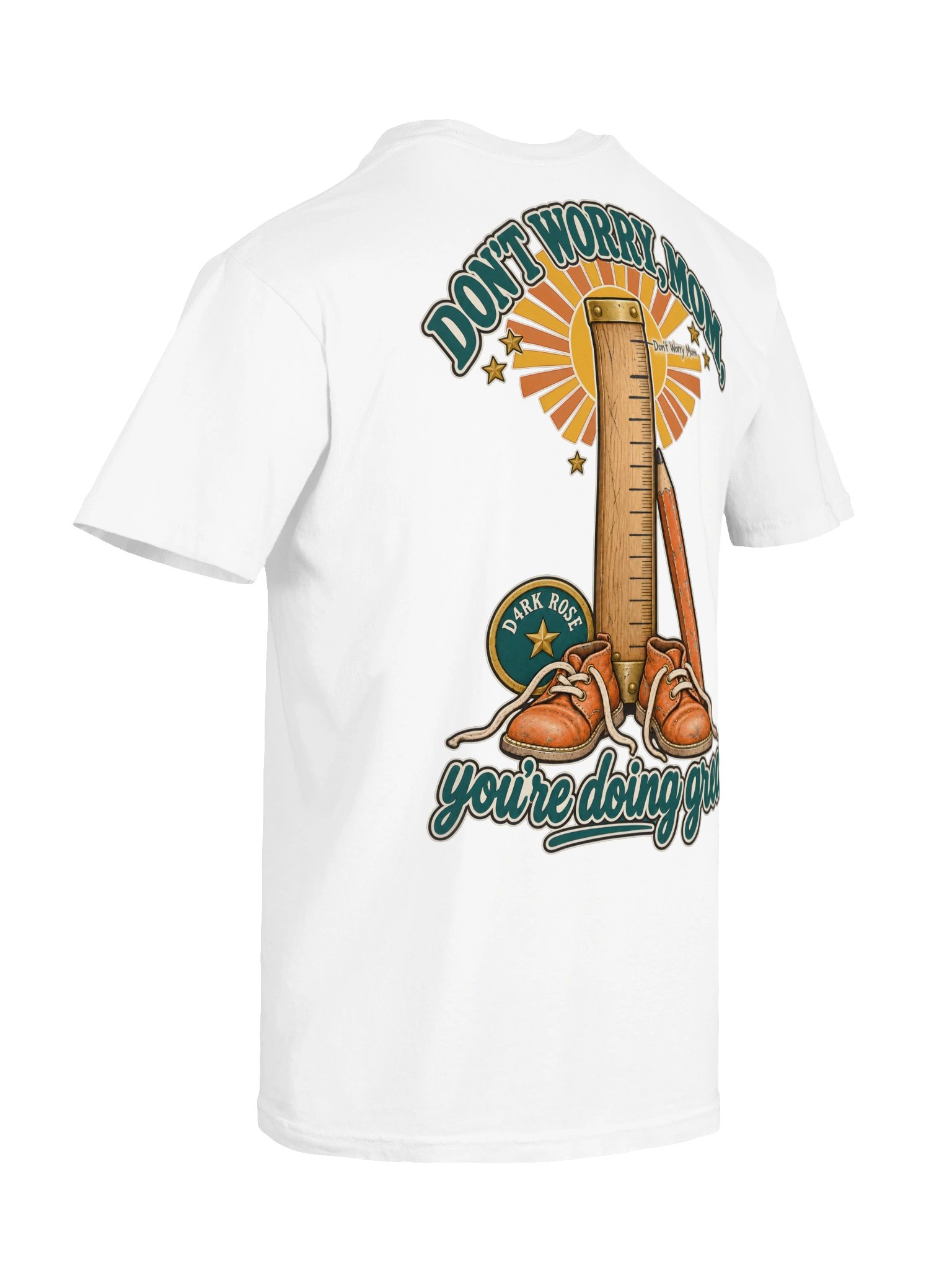 D4RK R0SE Don't Worry Mom Heavyweight T-Shirt product image (8)
