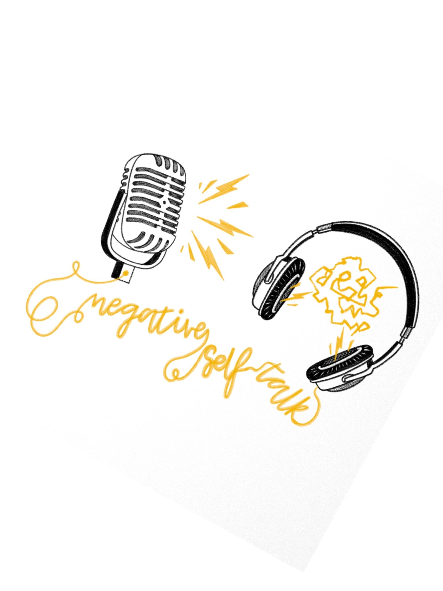 Negative Self Talk Headphone Sticker product image (5)