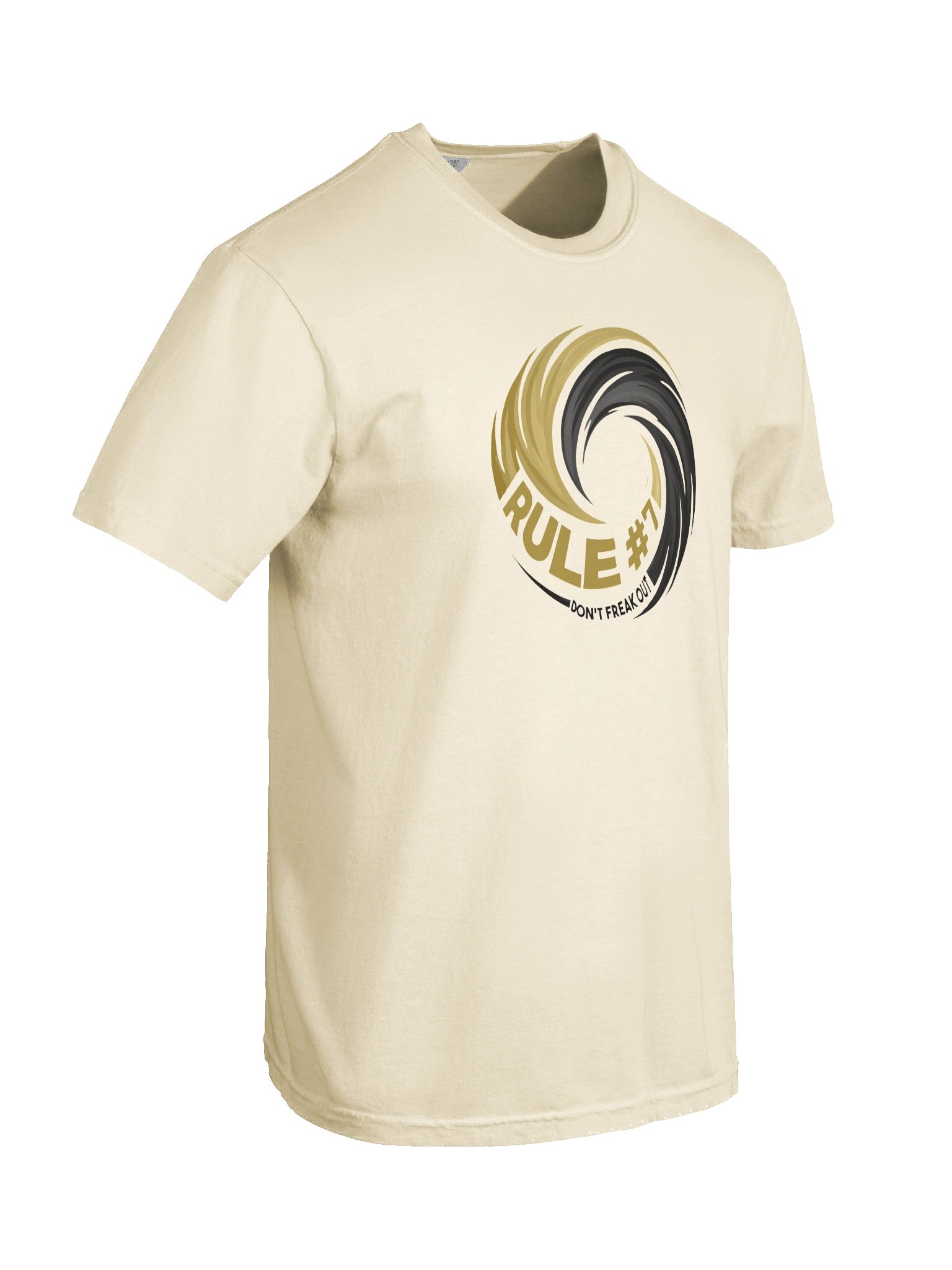 Rule #7 Statement Tee Black and Gold product image (80)