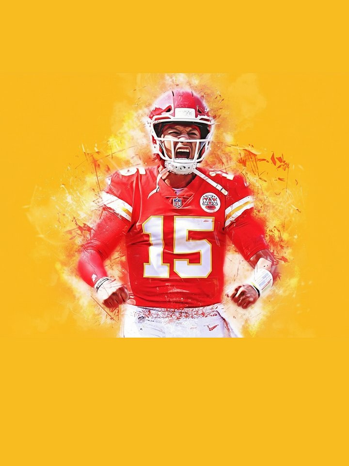 Patrick Mahomes #15 Kansas City Football Graphic Tee product image (1)
