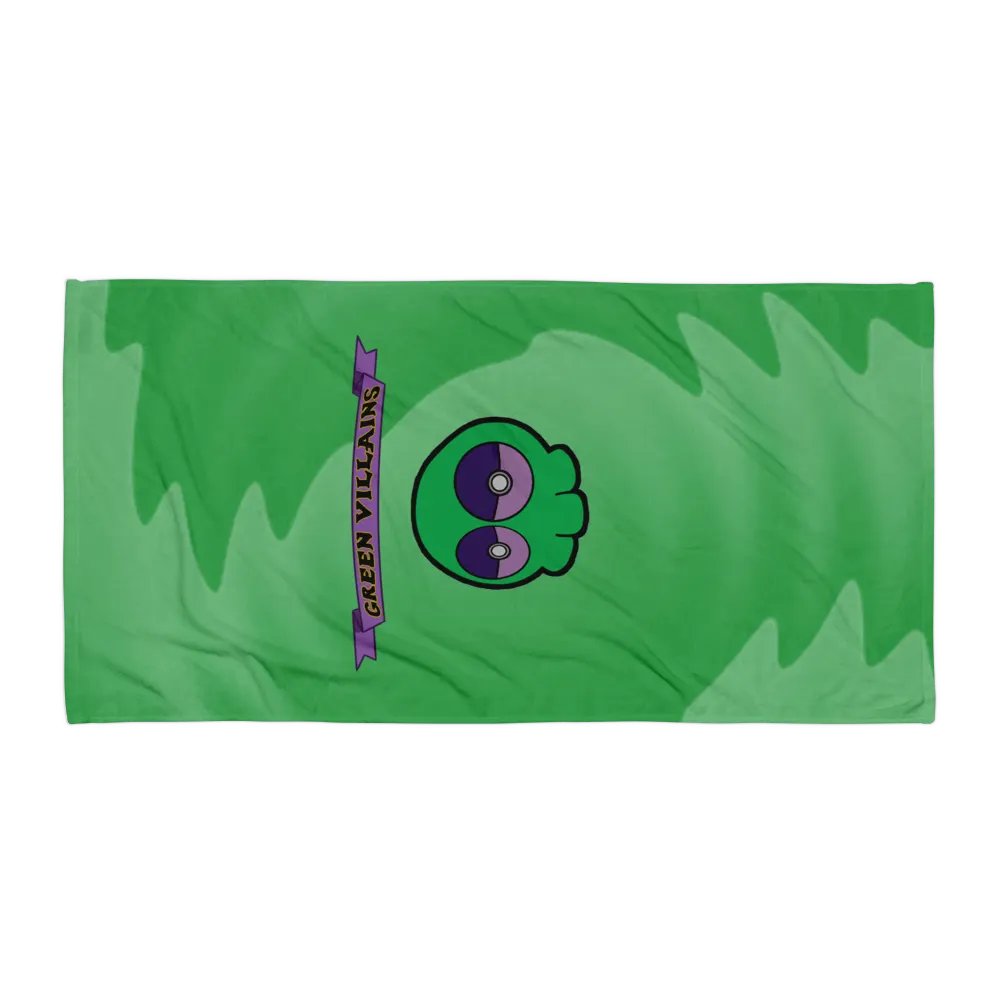 GREEN SKULL TOWEL! product image (1)
