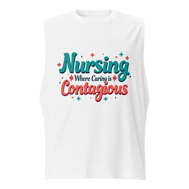 Caring is Contagious Muscle Tank product image (1)
