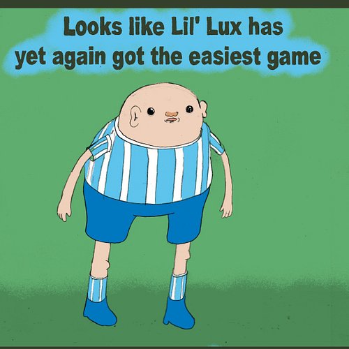 Lil Lux, a quickly done lil doodle comic, am I political comic boy now? What I will say to you is i'm laser focus on the deli...
