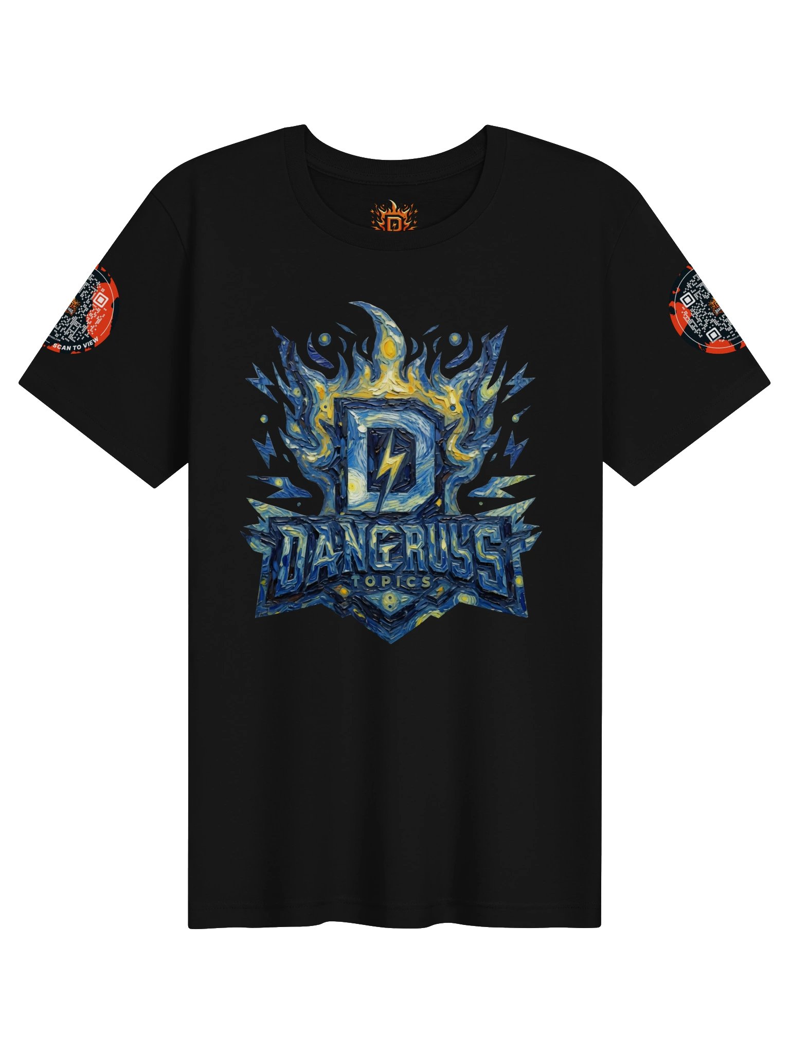 DangeRuss Topics Ladies Abstract Emblem Tee product image (1)