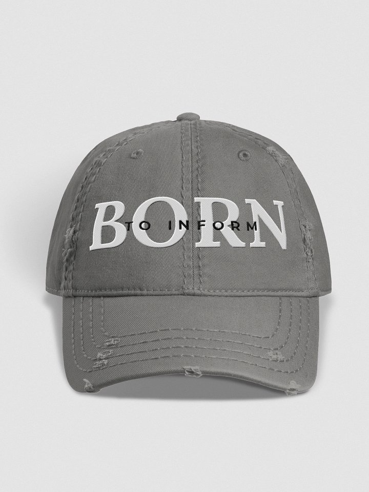 Born to Inform Manifestor Hat (Gray) product image (1)