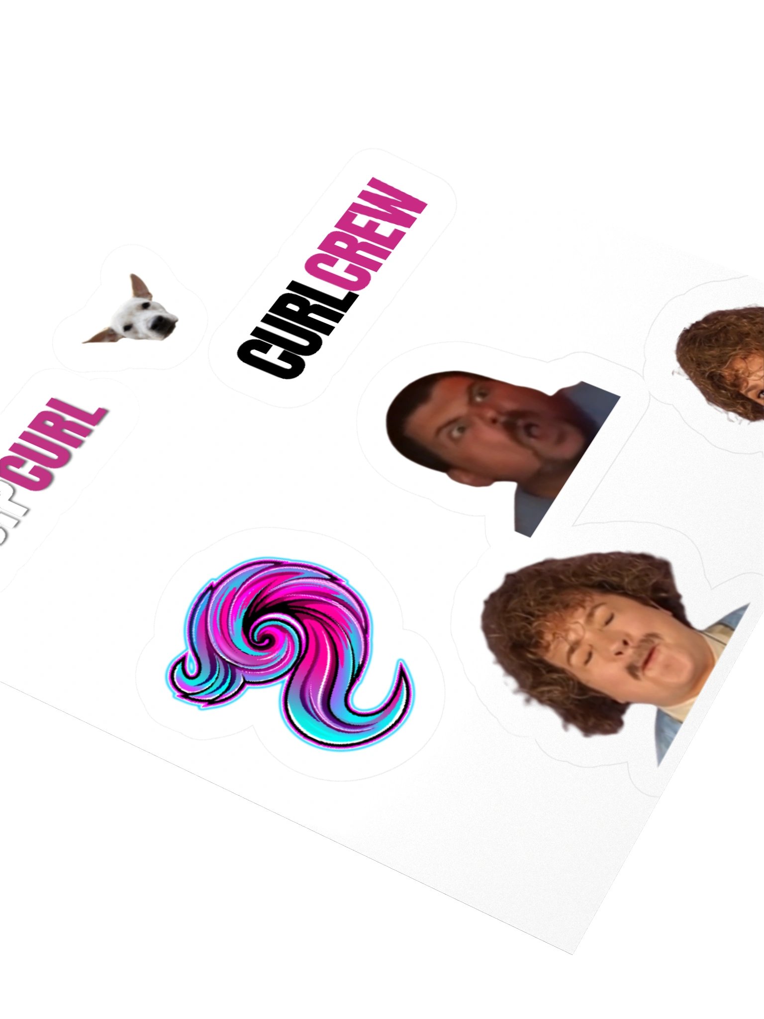 Curl Crew Stickers product image (12)