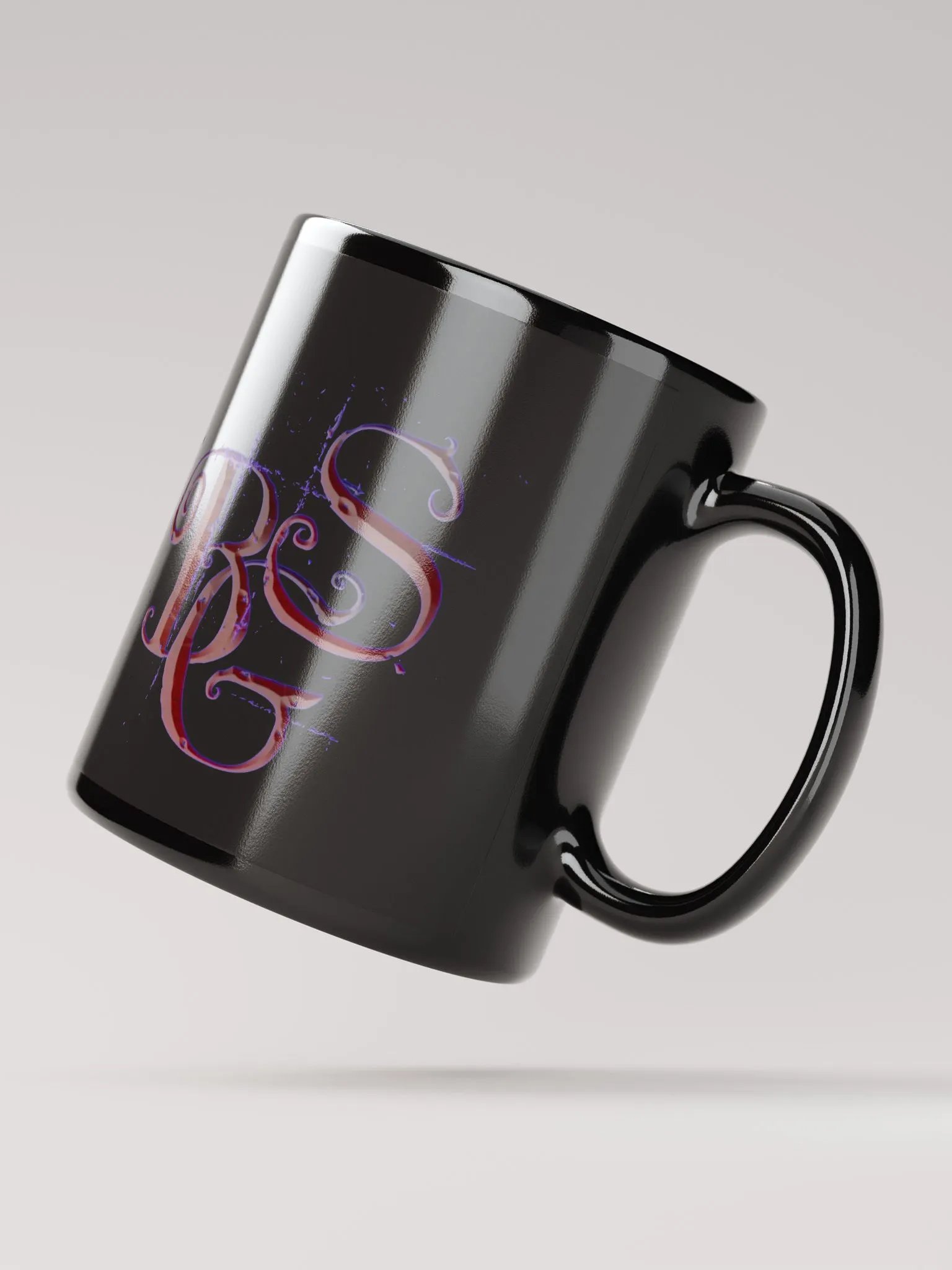 Black Glossy Mug product image (2)