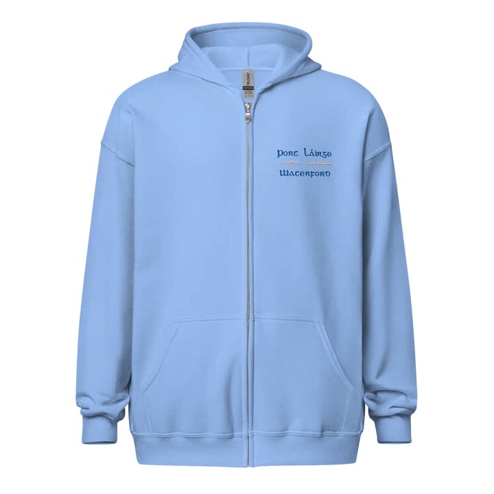 Waterford/Port Láirge Orthodox style Ogham embroidered Zip Hoodie product image (5)