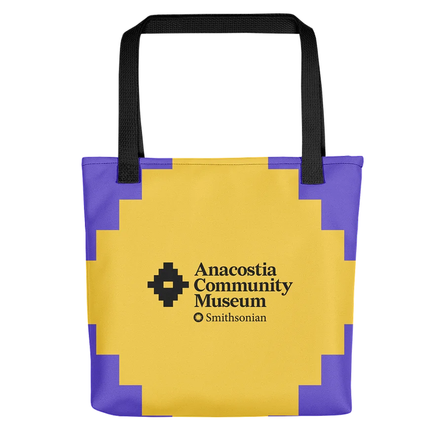 Powered by the People Tote (Purple/Yellow) Image 3