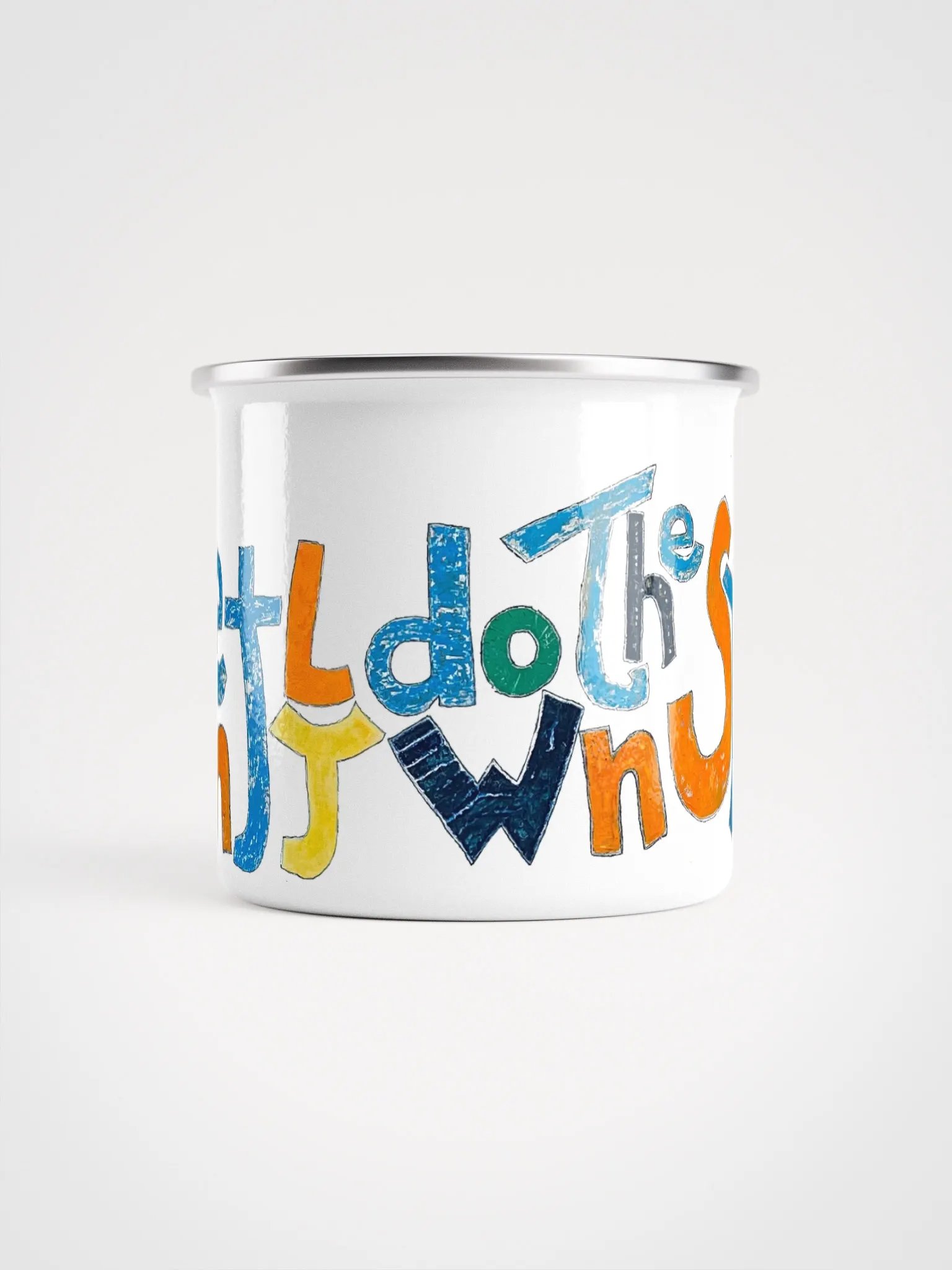 Gently Down the Stream Enamel Mug product image (3)