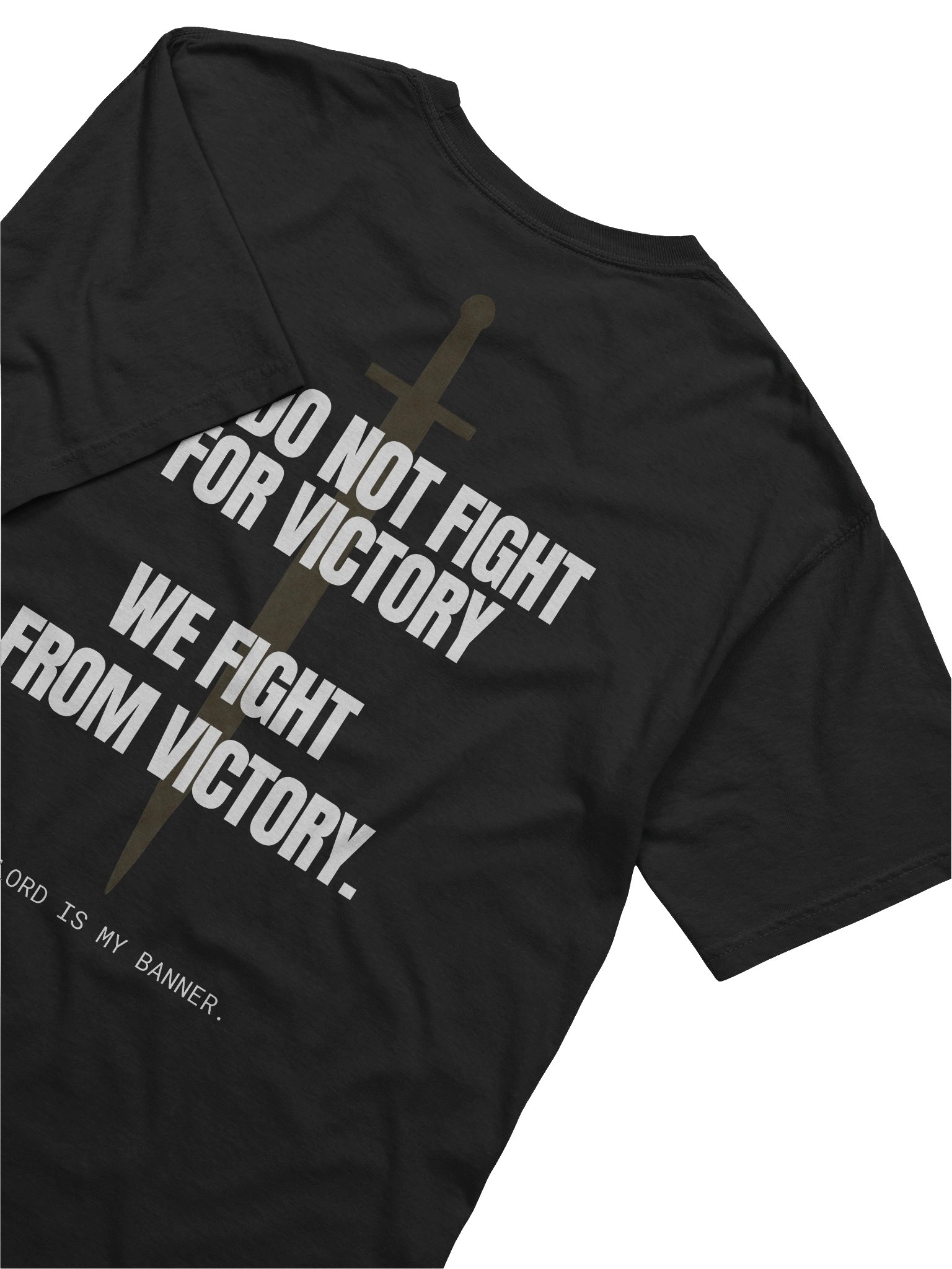Jehovah Nissi "Victory Standard" Heavyweight Tee + Free Prayer Guide product image (11)