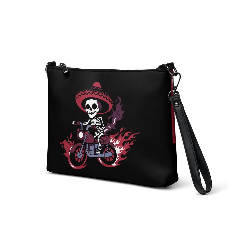 Bone to be Wild Flip-Sided Faux Leather Crossbody Bag product image (5)