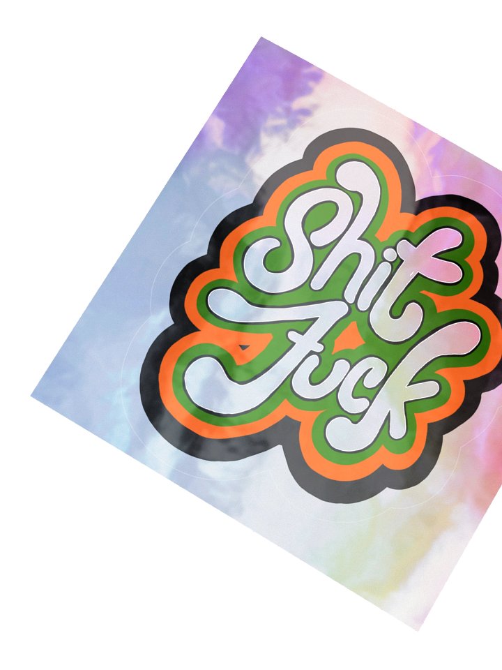 Shit Fuck Holo Sticker product image (4)