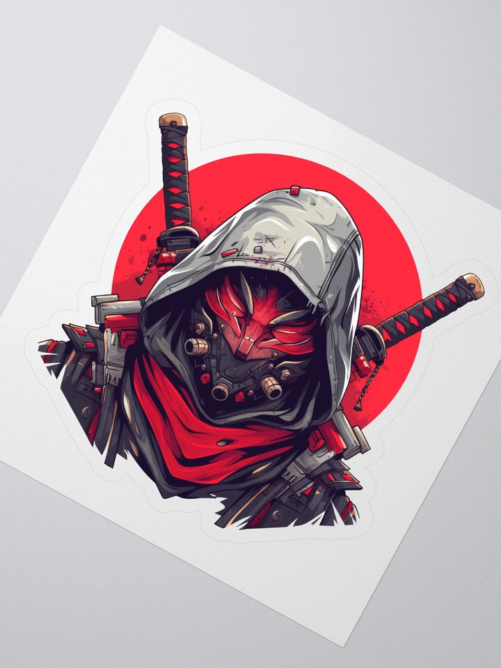 Samurai Ninja Vinyl Sticker product image (2)