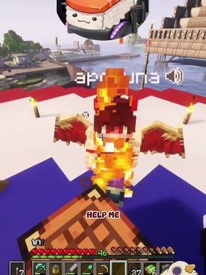 CHASING FEATHERS AND GIGGLES! w/ @megiibyte @apokuna #minecraft #PNGtuber #Vtuber #mcyt #duckcraft #twitchclips 