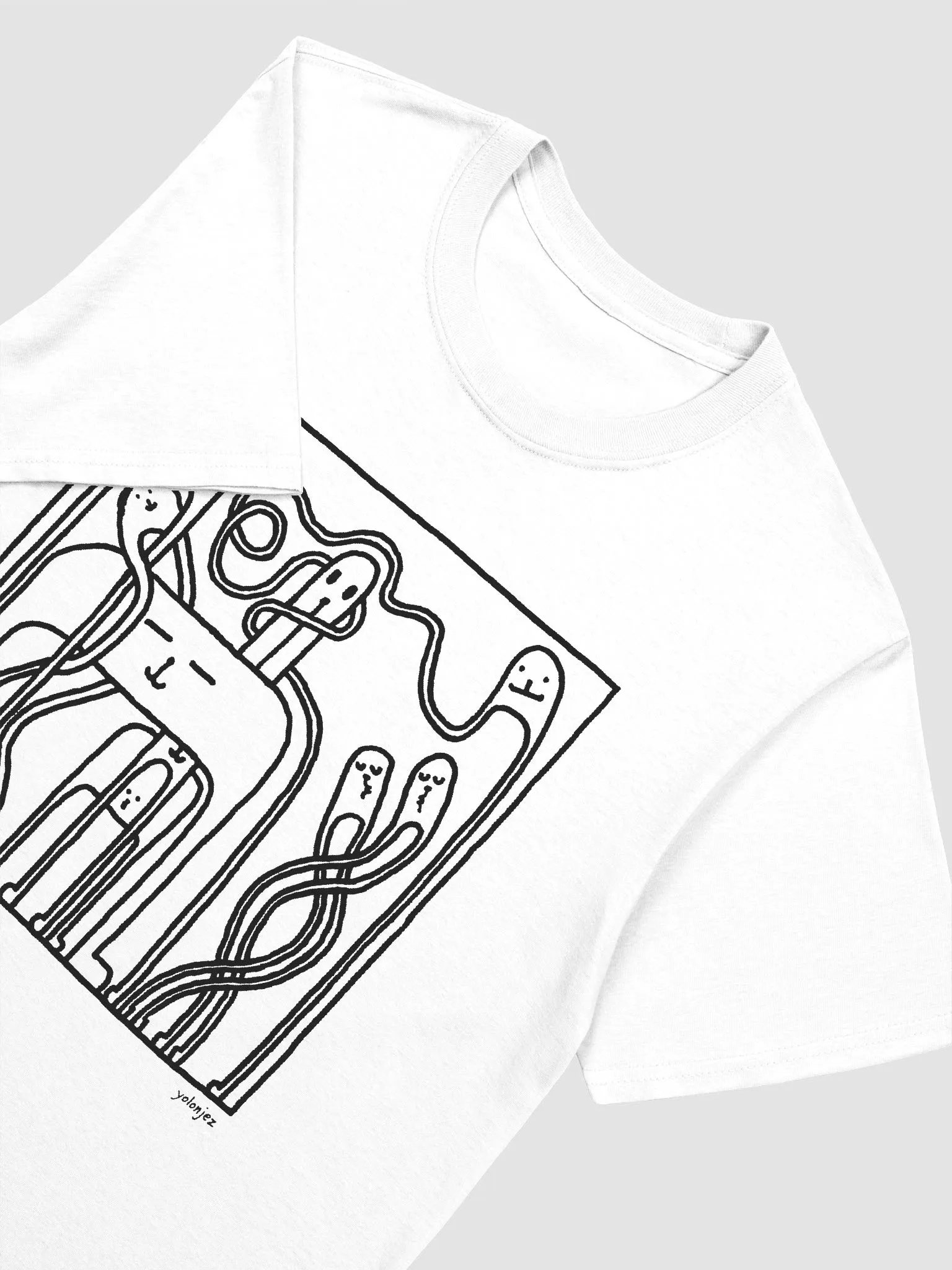 crowded bus t-shirt product image (2)
