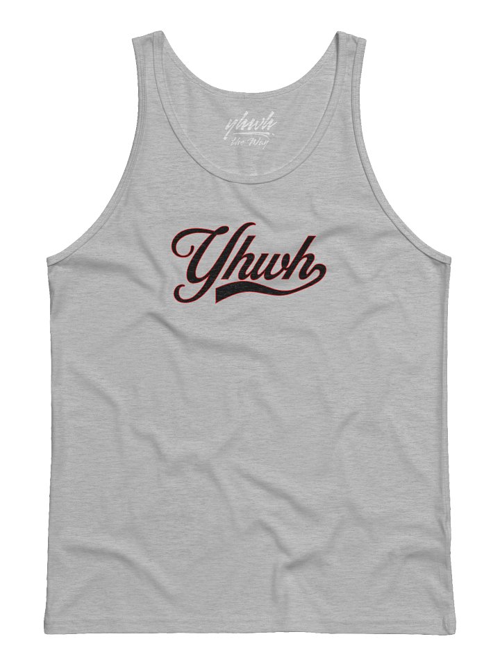 YHWH - Baseball Font Tank Top product image (1)