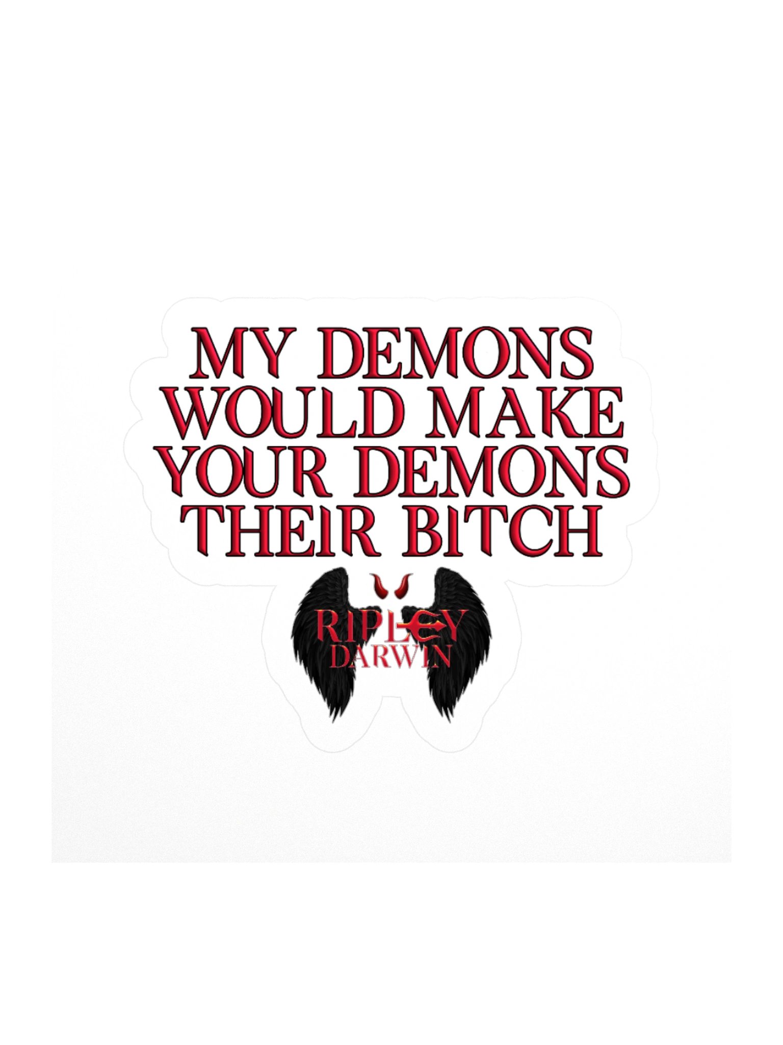 On One - My Demons Sticker product image (1)