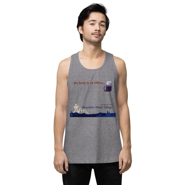 My Body is In Office Tank Top product image (4)