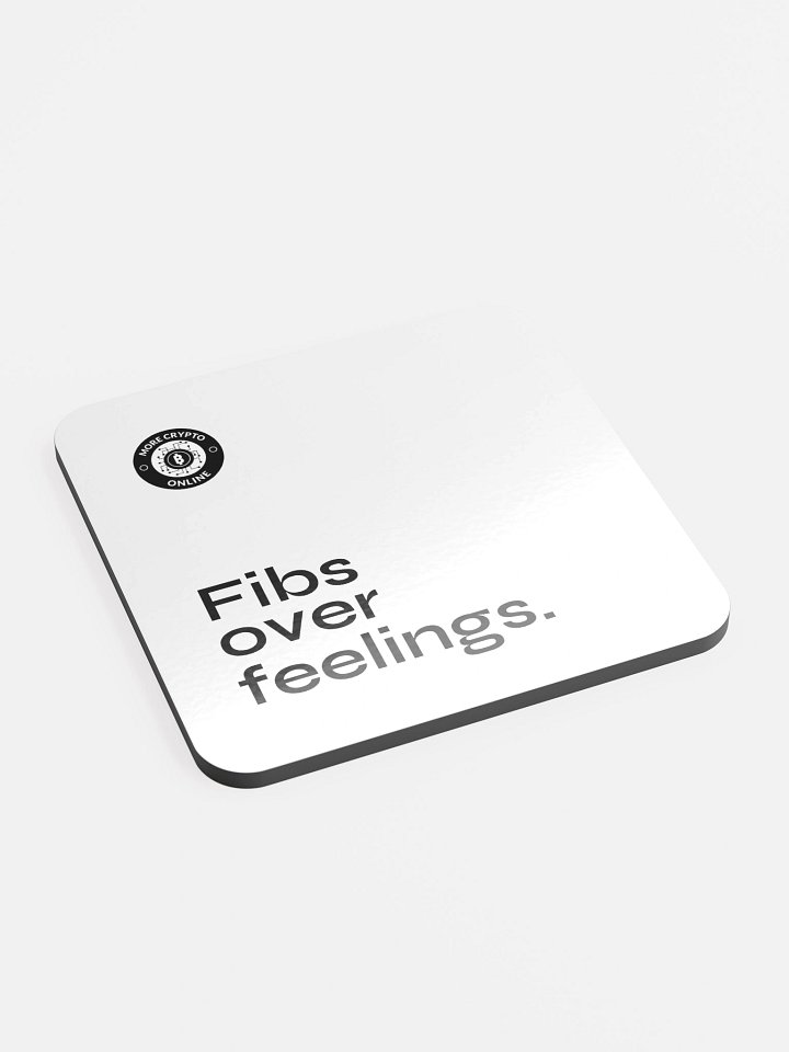 MCO Fibs Over Feelings Cork Coaster product image (2)