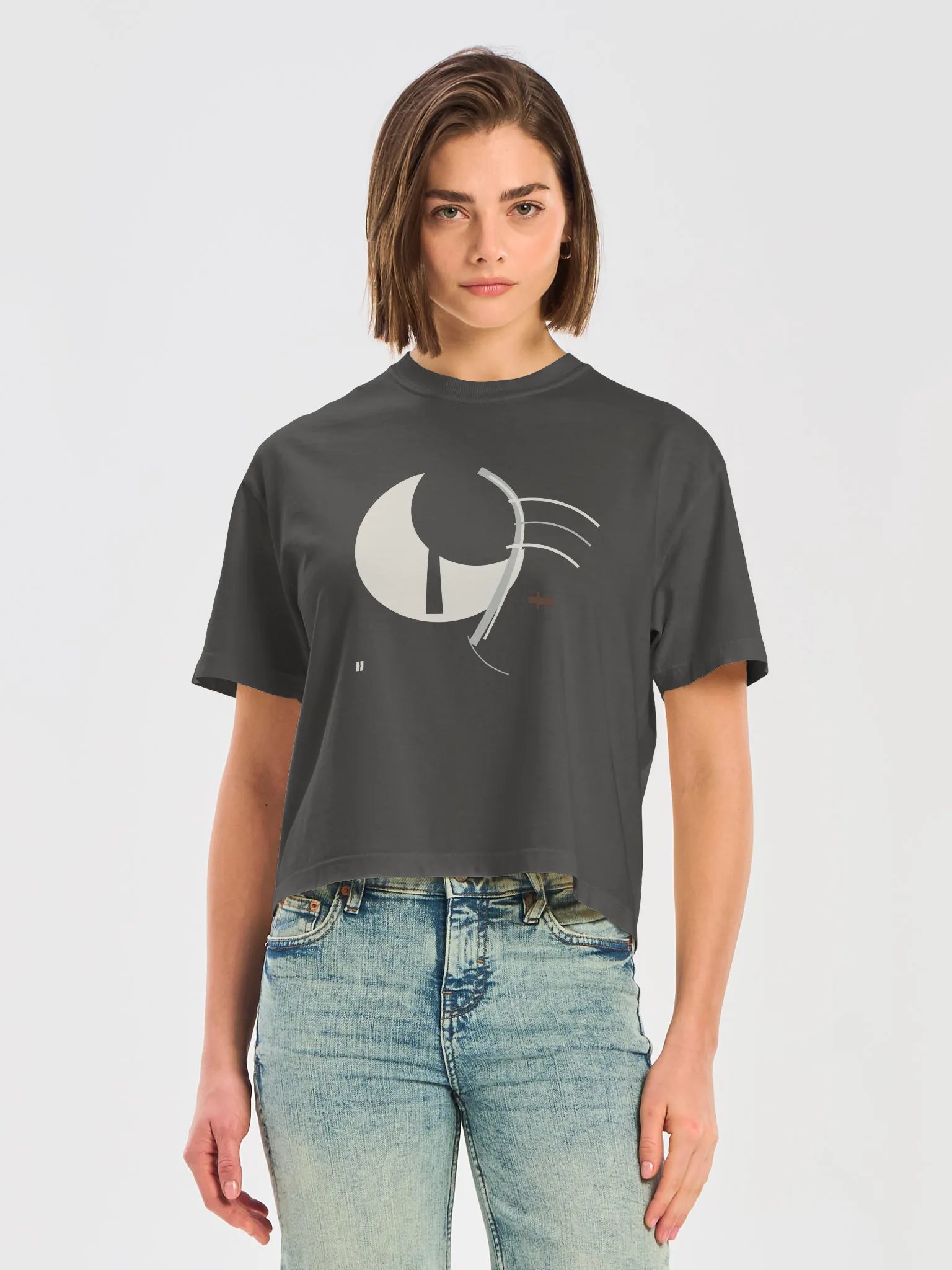 VEIL ECLIPSE — Women's Heavyweight Boxy T-Shirt product image (1)