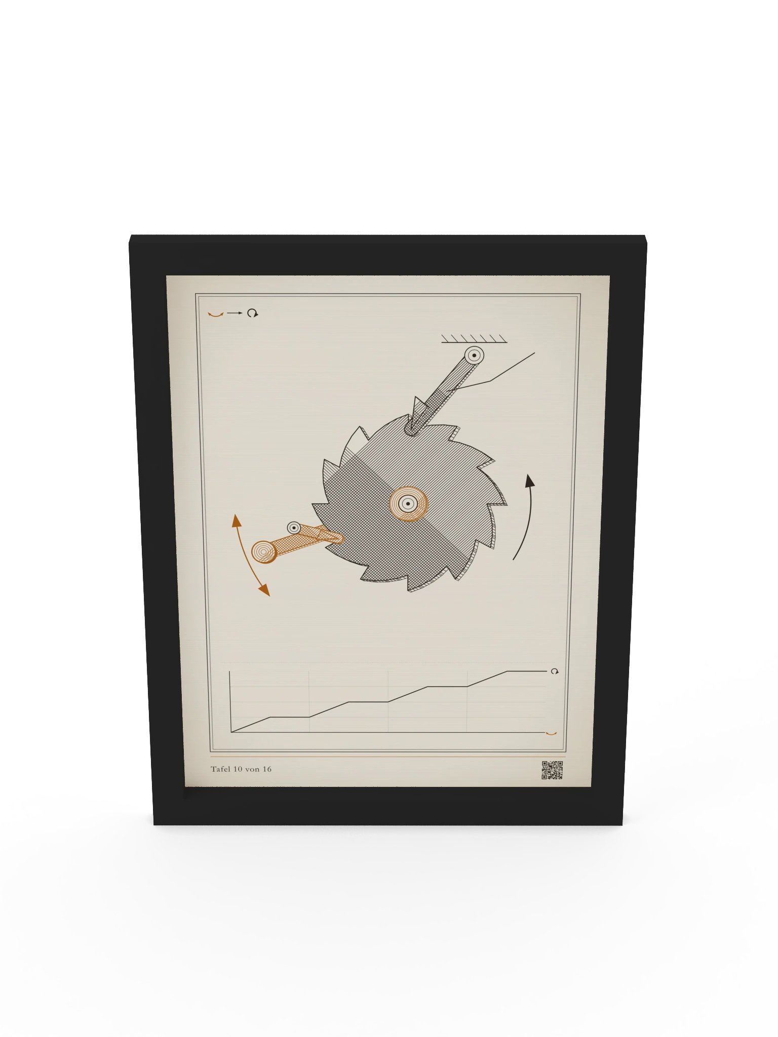MOTION 10 · Klinkengetriebe · gerahmt product image (5)