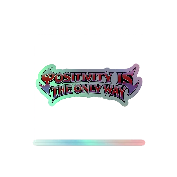 Positivity Way Holographic Sticker product image (2)