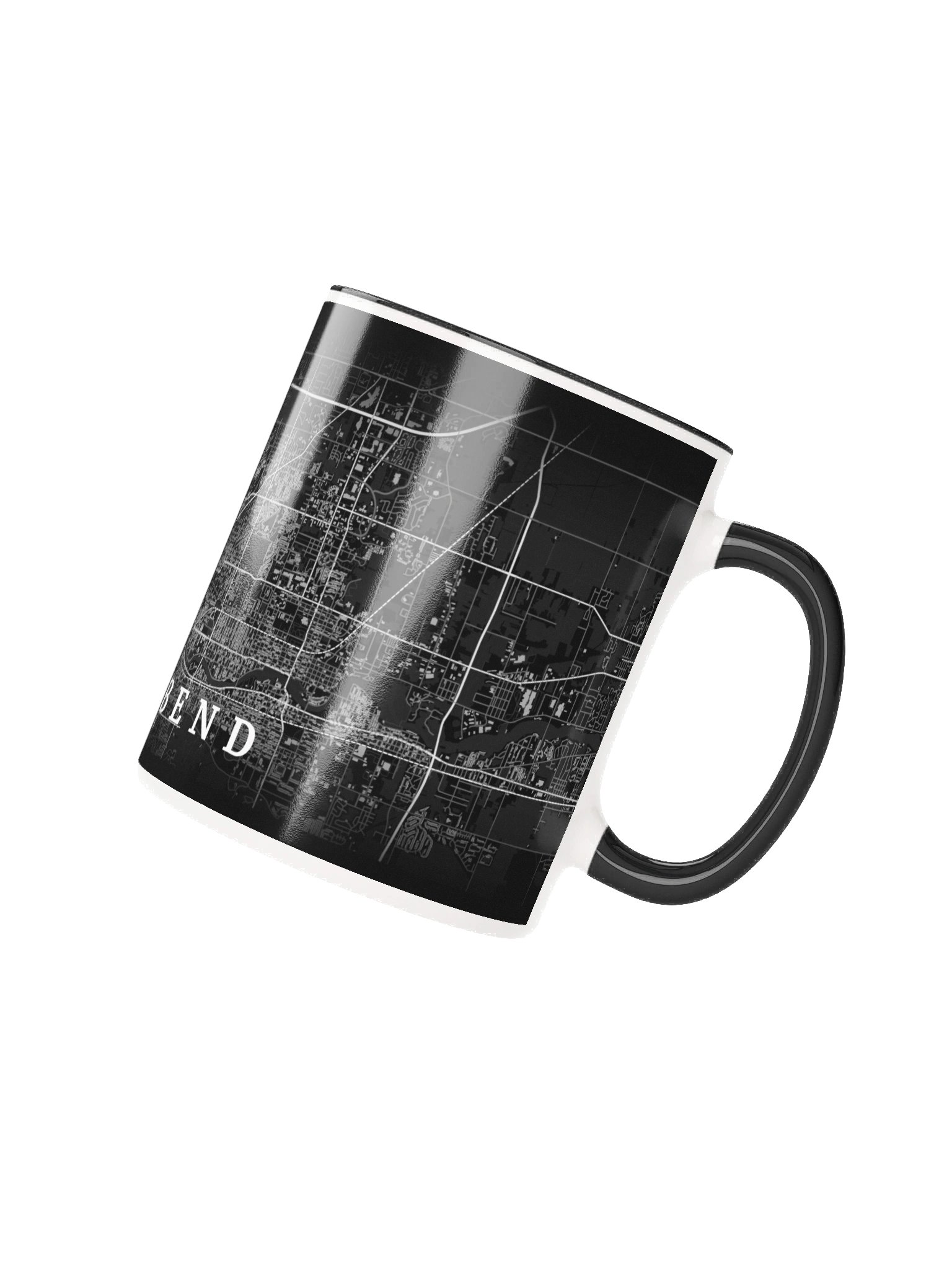 South Bend Noir Map Mug product image (3)