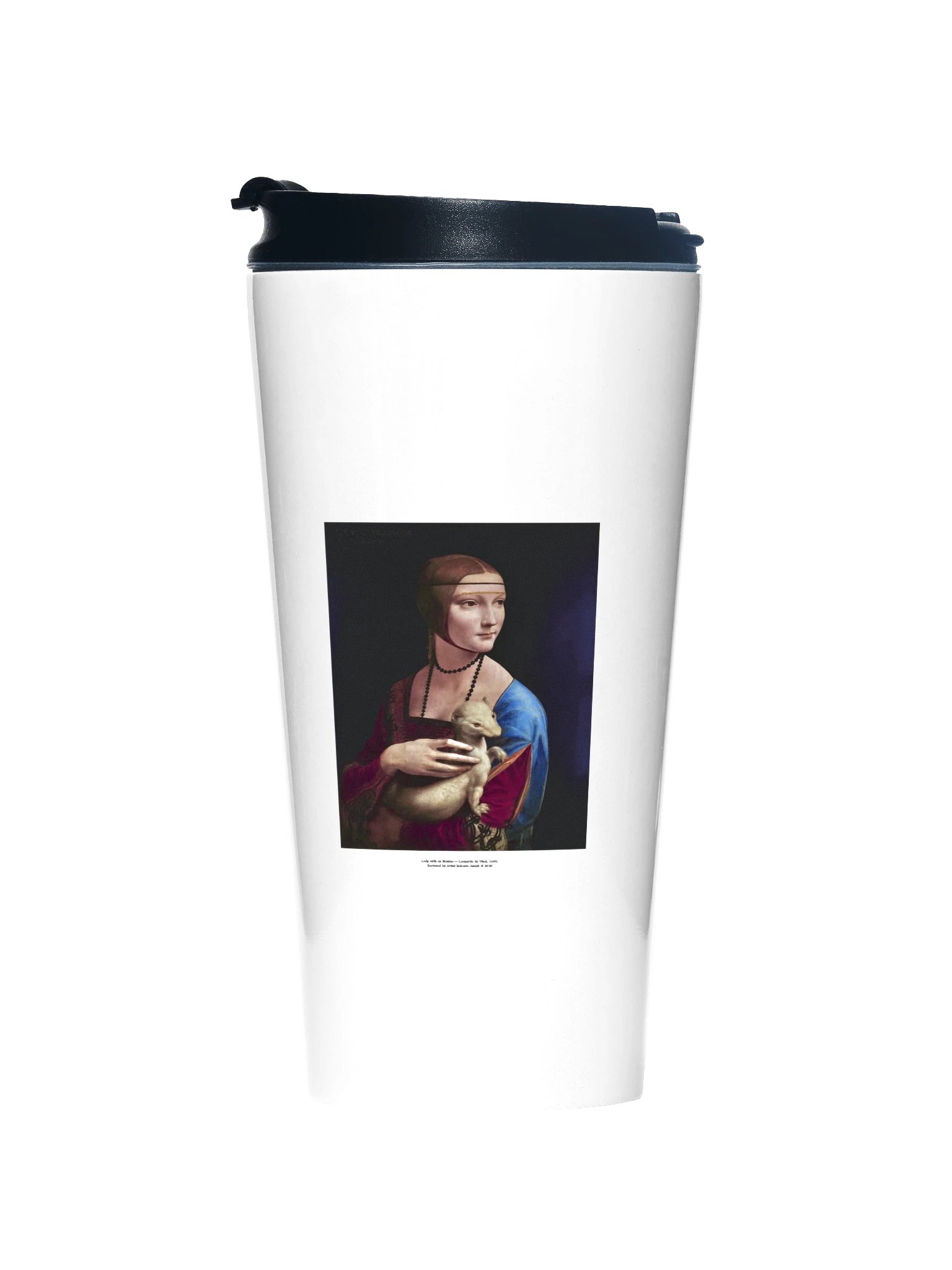 Lady with an Ermine — Travel Mug product image (1)