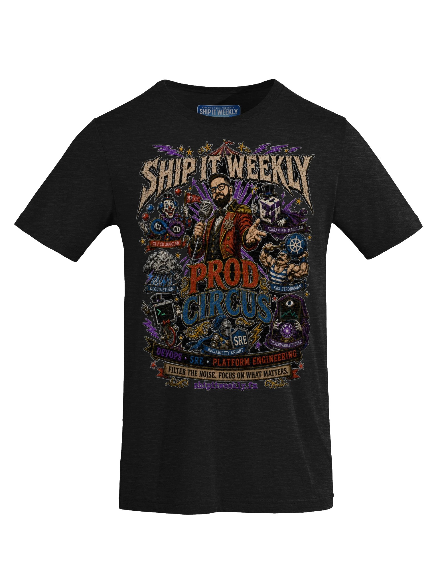 Prod Circus | Ship It Weekly DevOps Tee product image (56)